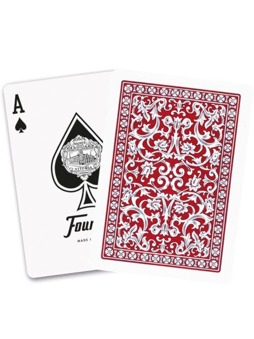 Fournier 505 pokerio kortos (Raudona) 1