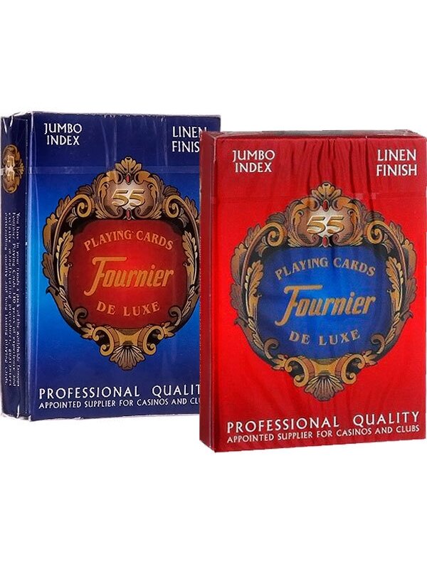Fournier 818 Linen Finish Pokerio kortos (Mėlyna) 2