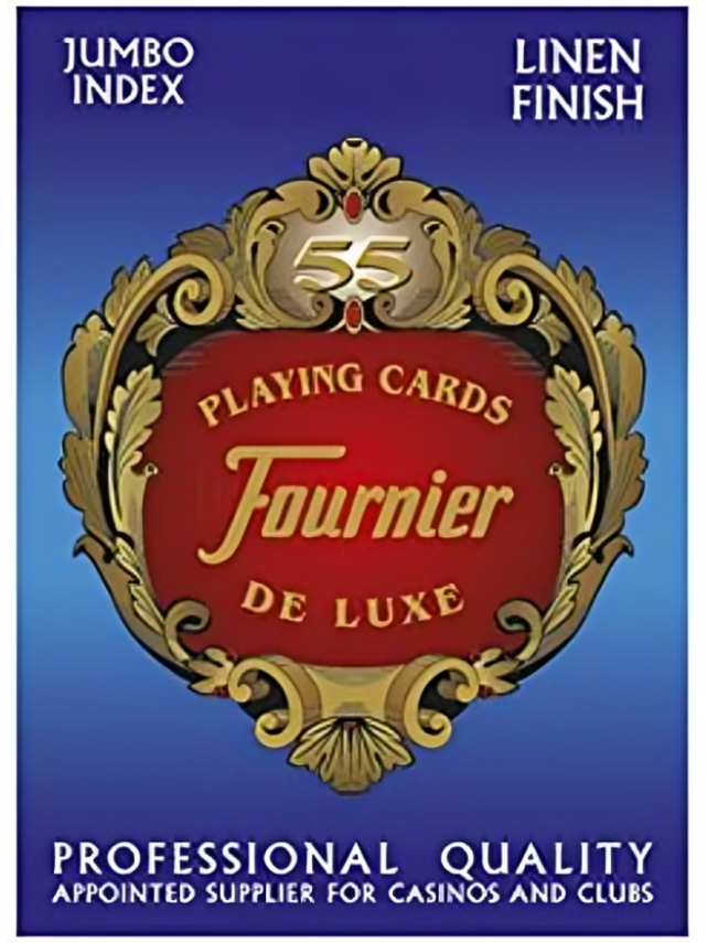 Fournier 818 Linen Finish Pokerio kortos (Mėlyna) 4