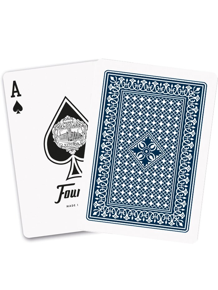 Fournier Victoria 18 pokerio kortos (Mėlyna) 1