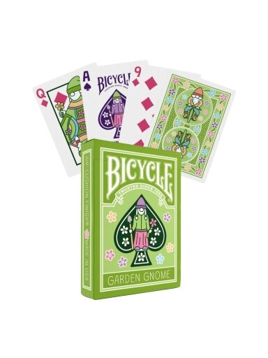 Garden Gnome žaidimo kortos Bicycle