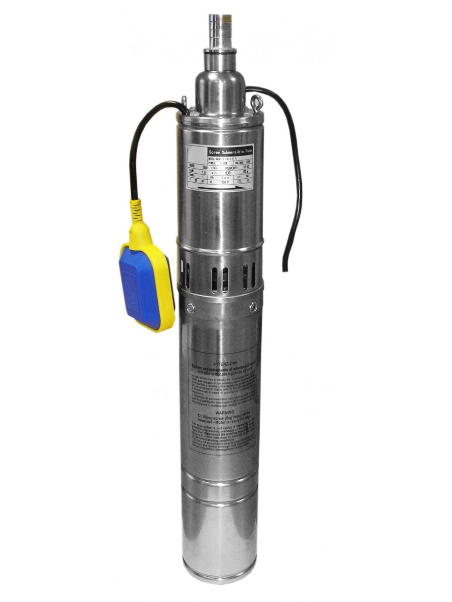 Giluminis elektrinis vandens siurblys E4QGD1,8-100-1,1 su plūde Giluminis elektrinis vandens siurblys E4QGD1,8-100-1,1 su plūde