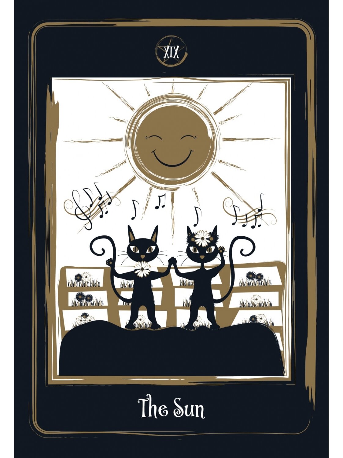 Golden Black Cat Tarot kortos AGM 2 Golden Black Cat Tarot kortos AGM 2