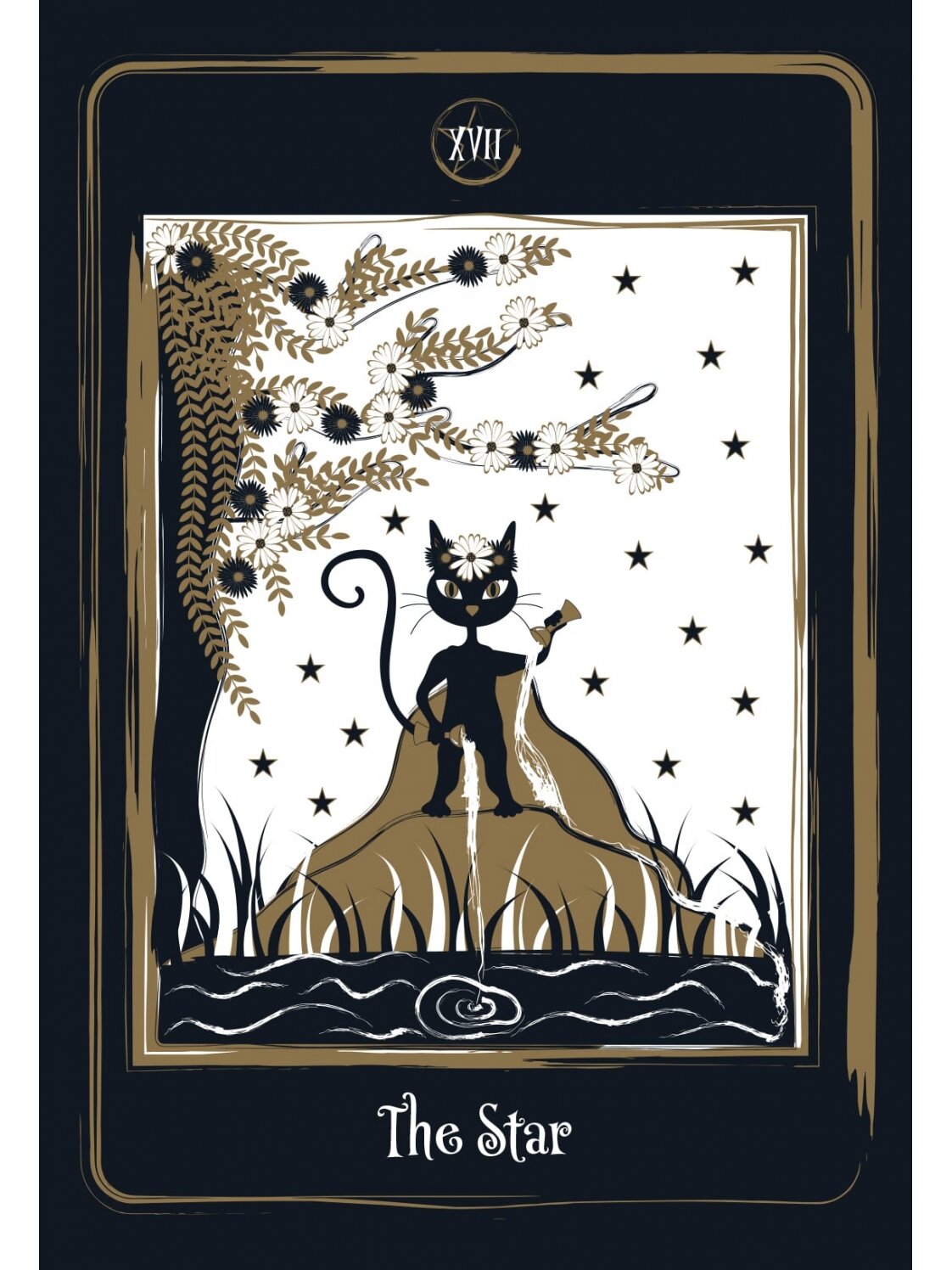 Golden Black Cat Tarot kortos AGM 4 Golden Black Cat Tarot kortos AGM 4