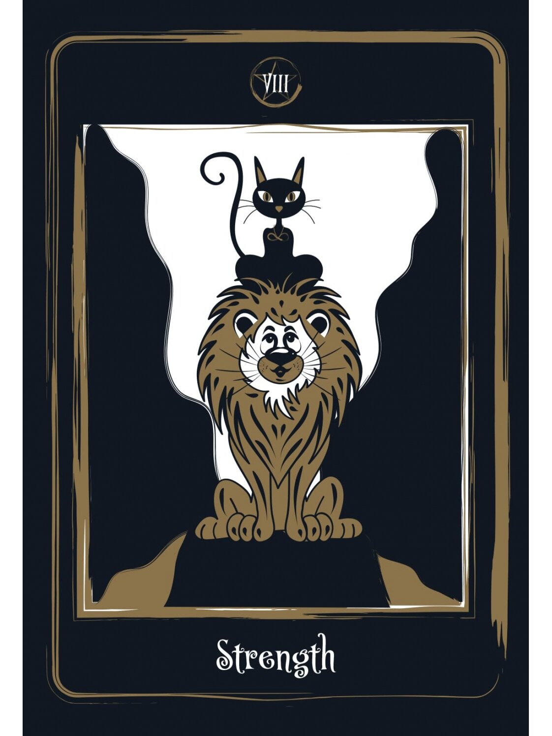 Golden Black Cat Tarot kortos AGM 1 Golden Black Cat Tarot kortos AGM 1