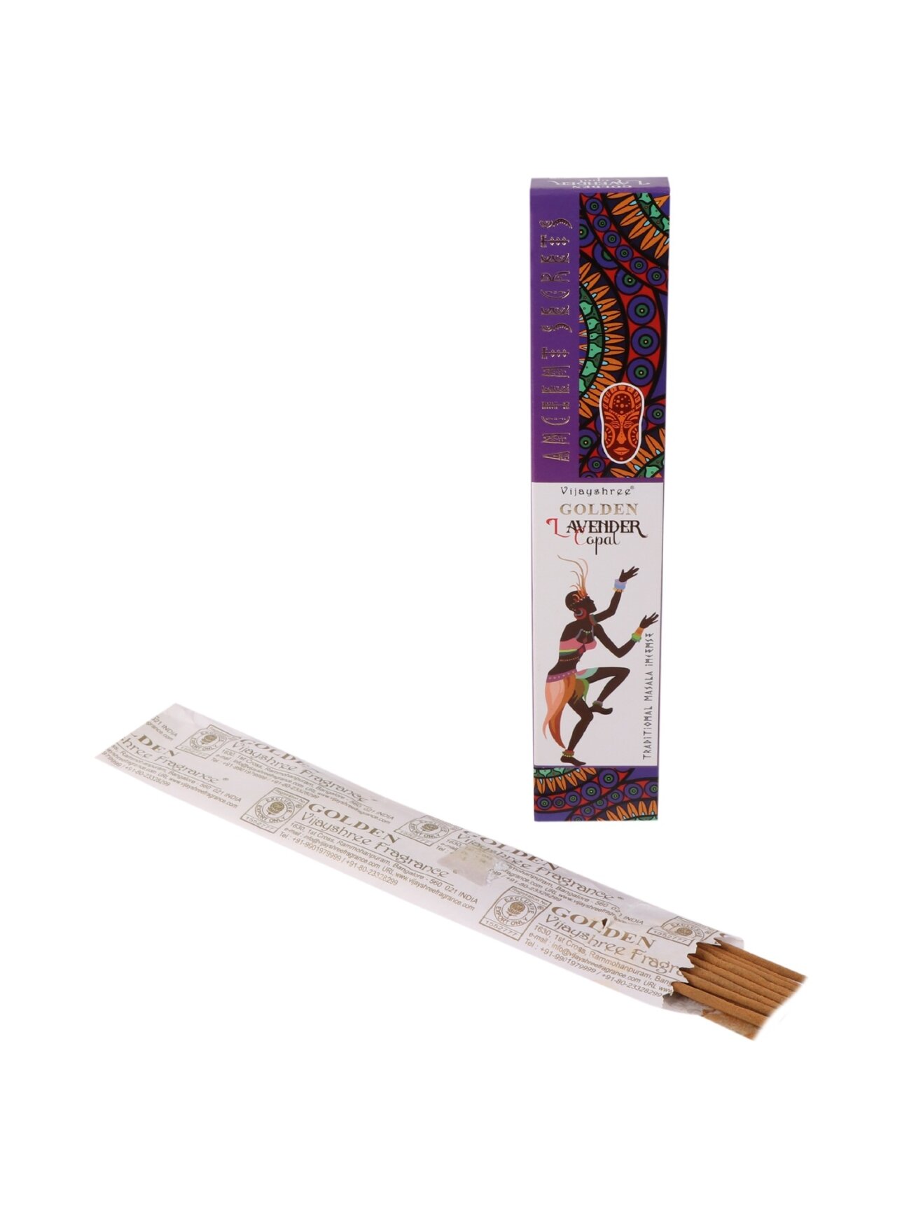Golden Ancient Series Copal and Lavender Smilkalai Vijayshree Golden Ancient Series Copal and Lavender Smilkalai Vijayshree