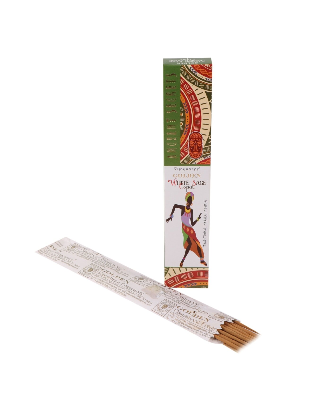 Golden Ancient Series Copal and White Sage Smilkalai Vijayshree