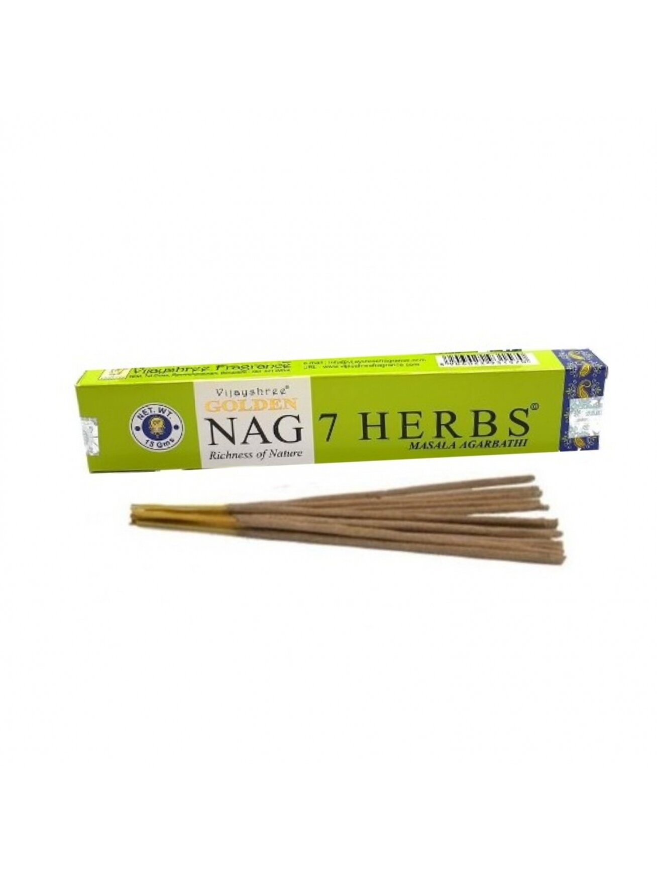 Golden Nag - 7 Herbs Smilkalai Vijayshree Golden Nag - 7 Herbs Smilkalai Vijayshree