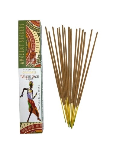 Golden Ancient Series Copal and White Sage Smilkalai Vijayshree