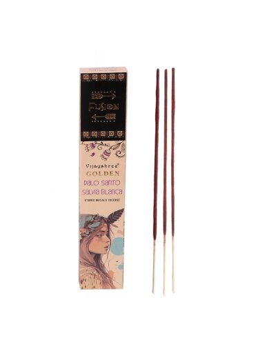 Golden Palo Santo and White Sage smilkalų lazdelės