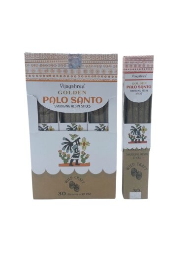 Golden Palo Santo smilkalų lazdelės