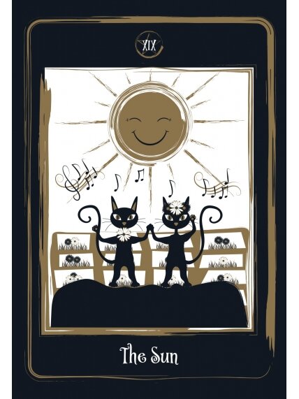 Golden Black Cat Tarot kortos AGM 2 Golden Black Cat Tarot kortos AGM 2