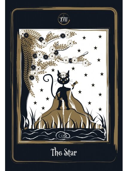 Golden Black Cat Tarot kortos AGM 4 Golden Black Cat Tarot kortos AGM 4