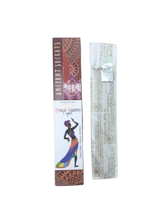 Golden Ancient Series Copal and Palo Santo Smilkalai Vijayshree 1