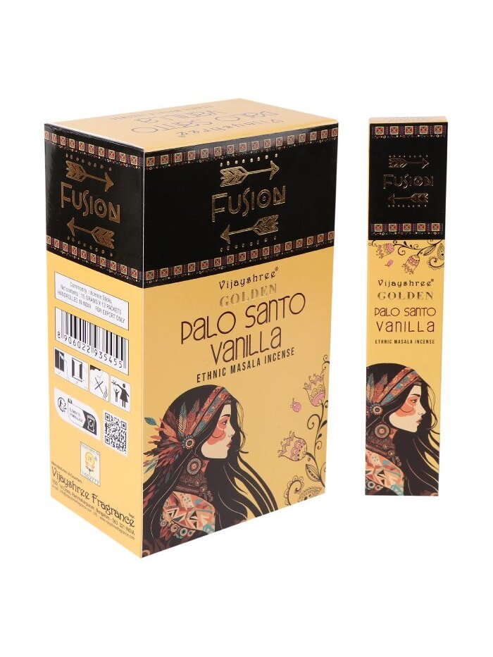 Golden Palo Santo and Vanilla smilkalų lazdelės 2
