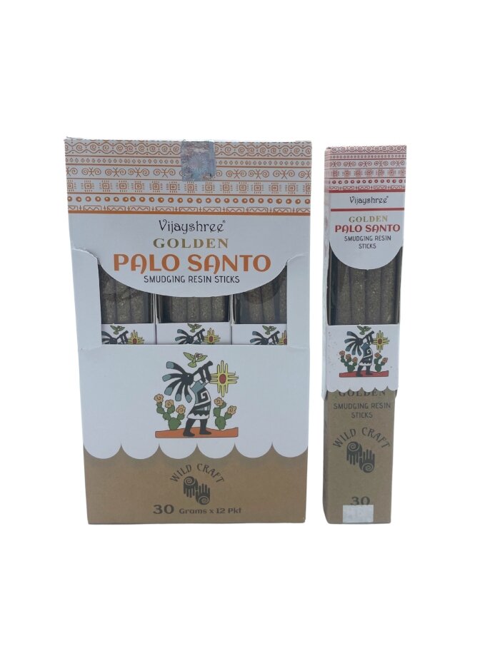 Golden Palo Santo smilkalų lazdelės 1 Golden Palo Santo smilkalų lazdelės 1
