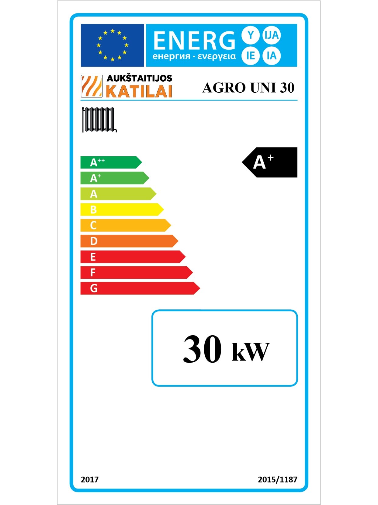 Granulinis katilas Agro UNI 30 kW, komplekte su 30 kW "Zenono" degikliu, 400 l bunkeriu 2 Granulinis katilas Agro UNI 30 kW, komplekte su 30 kW "Zenono" degikliu, 400 l bunkeriu 2