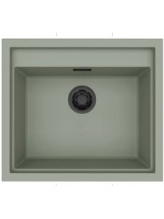 Granitinė plautuvė ELLECI SINTESI 105 570 X 500 1V žalsva K82, ventilis aukso J017258 Granitinė plautuvė ELLECI SINTESI 105 570 X 500 1V žalsva K82, ventilis aukso J017258