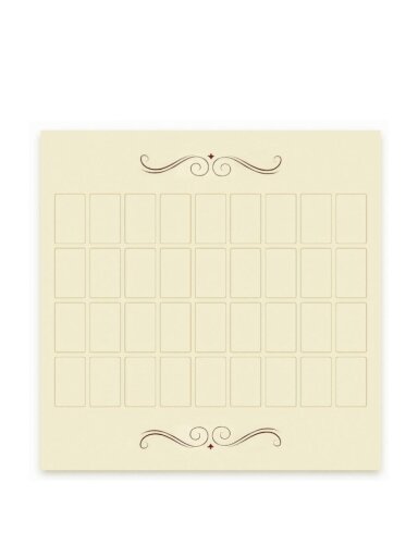 Grand Tableau Lenormand kilimėlis taro kortoms Lo Scarabeo
