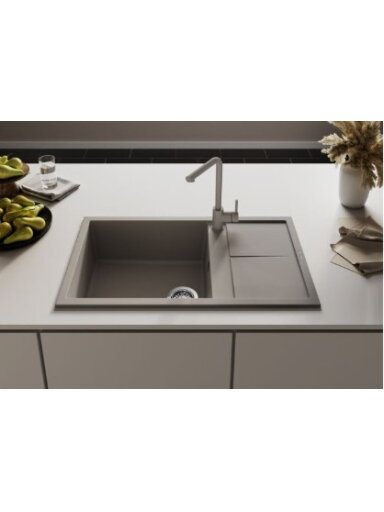 Granitinė plautuvė ELLECI  UNICO 125 65X50 ruda 43 J016202