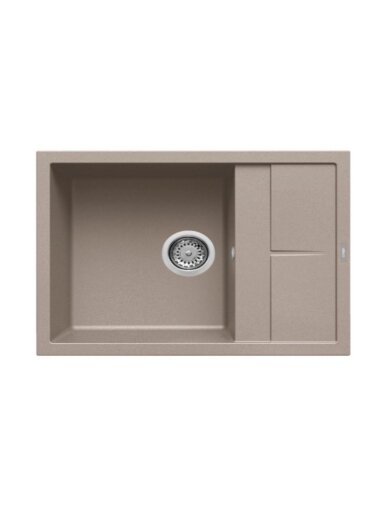 Granitinė plautuvė ELLECI  UNICO 310 78X50 ruda 43 J016197
