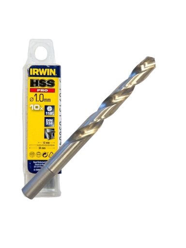 Grąžtas metalui HSS PRO 1,0 x 12/34 mm