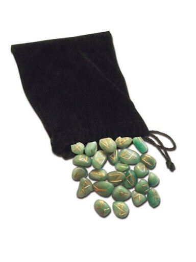 Green Aventurine Runos Lo Scarabeo