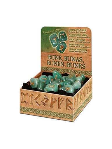 Green Aventurine Runos Lo Scarabeo