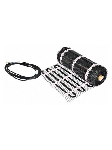 Grindinio šildymo tinklelis Warmset BLACK, 85W + program. termostatas Feelspot WTH93.36