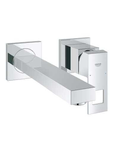 Grohe praustuvo maišytuvas Eurocube iš sienos, 2 dalių, M dydis, chromas