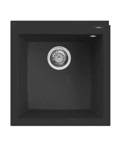Granitinė plautuvė ELLECI  QUADRA  102 47.1x50.1 juoda 40 J016187