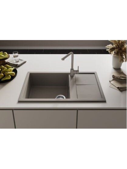 Granitinė plautuvė ELLECI  UNICO 125 65X50 ruda 43 J016202 1