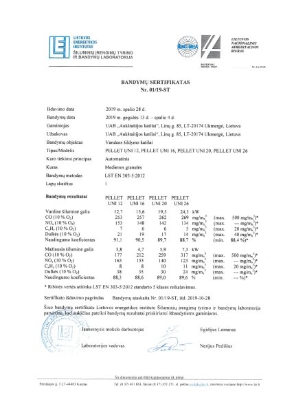 Granulinis katilas PELLET UNI 20 kW su rotac. 20 kW degikliu, sraigtu, 260 l met. bunkeriu 3 Granulinis katilas PELLET UNI 20 kW su rotac. 20 kW degikliu, sraigtu, 260 l met. bunkeriu 3