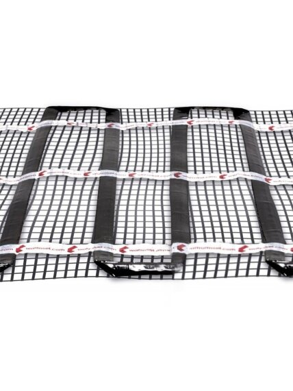 Grindinio šildymo tinklelis Warmset BLACK, 85W + program. termostatas Feelspot WTH93.36 2