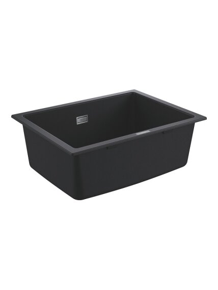 Grohe plautuvė K700U, montuojama iš apačios, 610x460mm, granito juodos spalvos 2 Grohe plautuvė K700U, montuojama iš apačios, 610x460mm, granito juodos spalvos 2