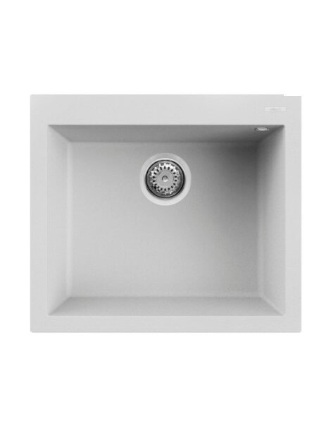 Granitinė plautuvė ELLECI QUADRA 105 57x50 balta 68 J016174 Granitinė plautuvė ELLECI QUADRA 105 57x50 balta 68 J016174