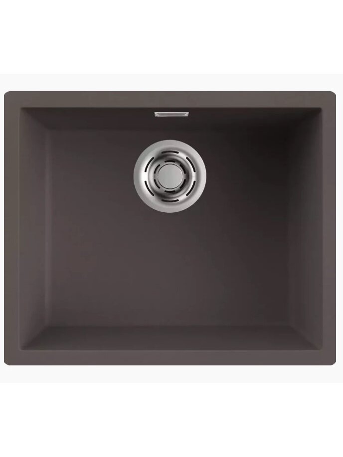 Granitinė plautuvė ELLECI ZEN, 105 ÉLITE 556 X 456 1V ruda K87, universalus montavimas, ventilis nerūdijančio plieno spa Granitinė plautuvė ELLECI ZEN, 105 ÉLITE 556 X 456 1V ruda K87, universalus montavimas, ventilis nerūdijančio plieno spa