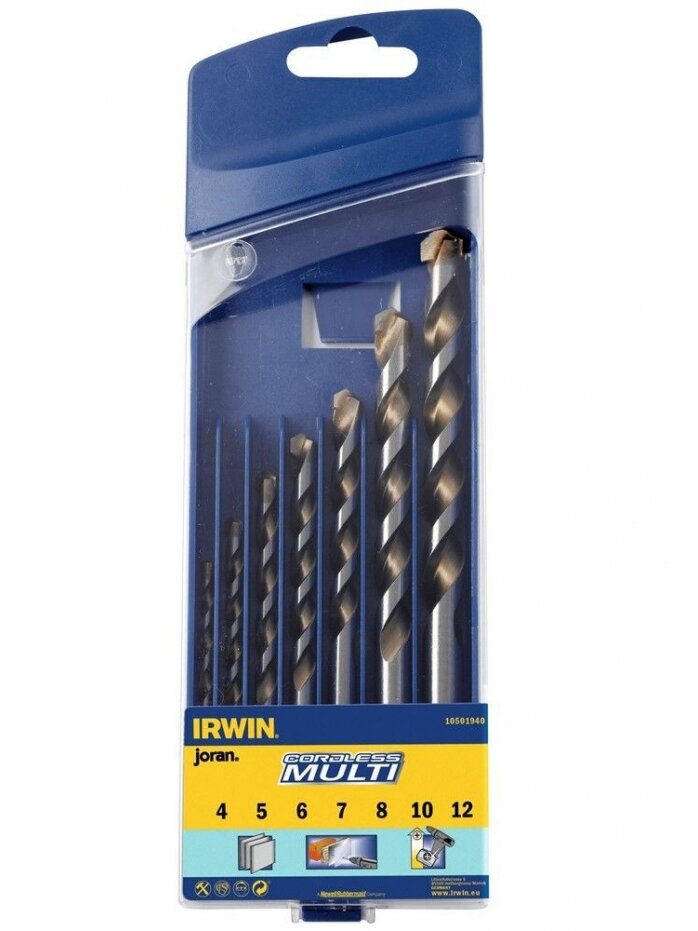 Grąžtų rinkinys CORDLESS 4-1 2 mm, 7 vnt.