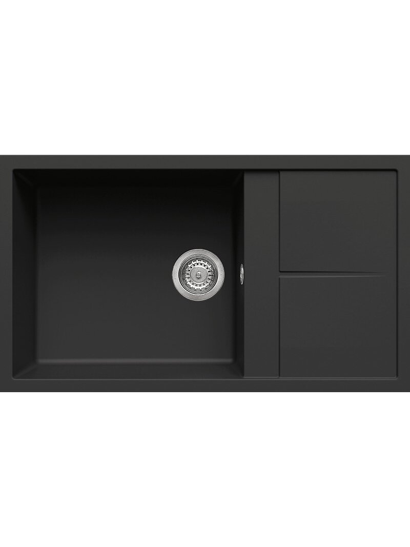 Granitinė plautuvė ELLECI  UNICO 410 86X50 juoda 40 J016192