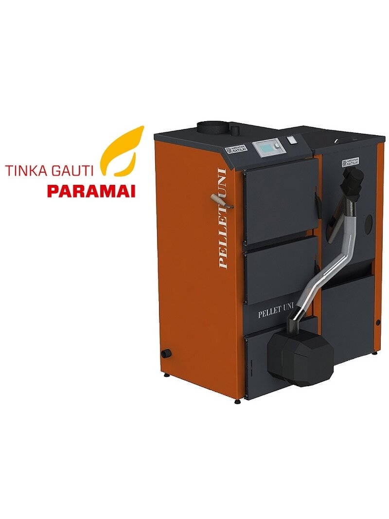 Granulinis katilas PELLET UNI 12 kW su rotac. 12 kW degikliu, sraigtu, 350 l met. bunkeriu 5 Granulinis katilas PELLET UNI 12 kW su rotac. 12 kW degikliu, sraigtu, 350 l met. bunkeriu 5