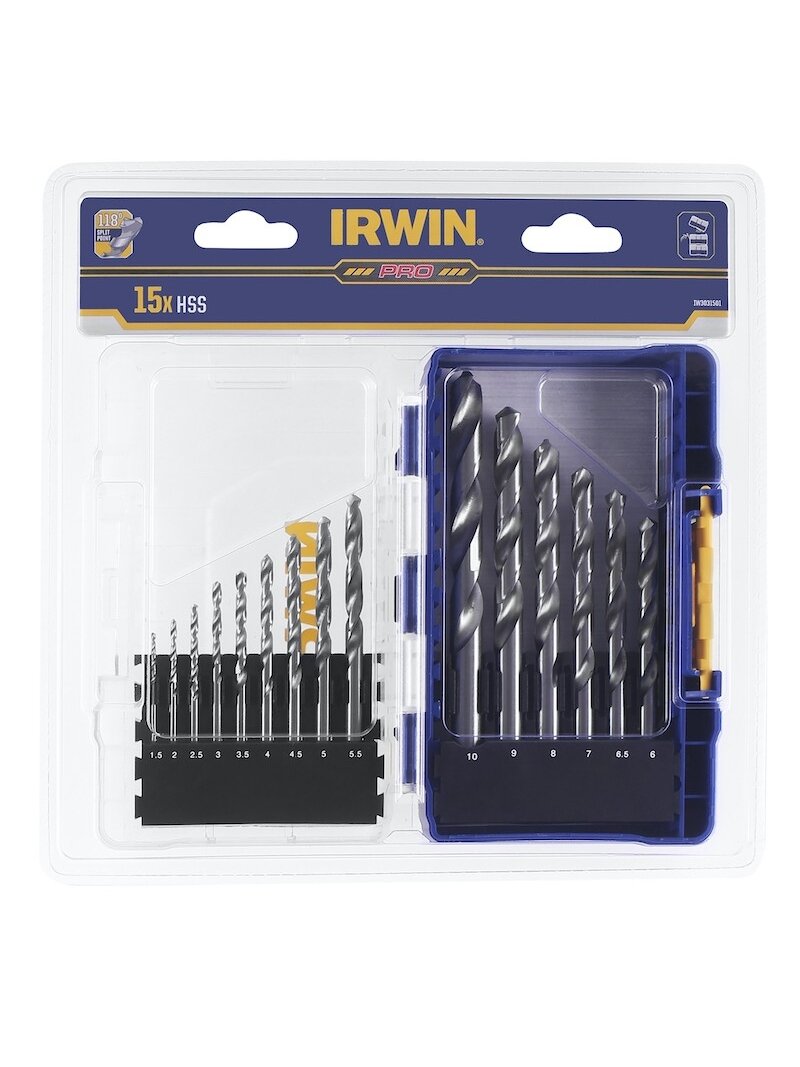 Grąžtų rinkinys HSS PRO 15 vnt. 2 Grąžtų rinkinys HSS PRO 15 vnt. 2