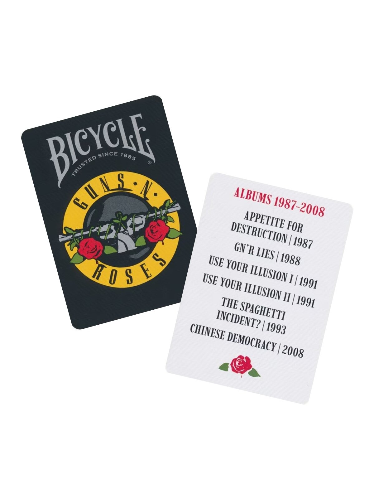 Guns N' Roses žaidimo kortos Bicycle 4 Guns N' Roses žaidimo kortos Bicycle 4
