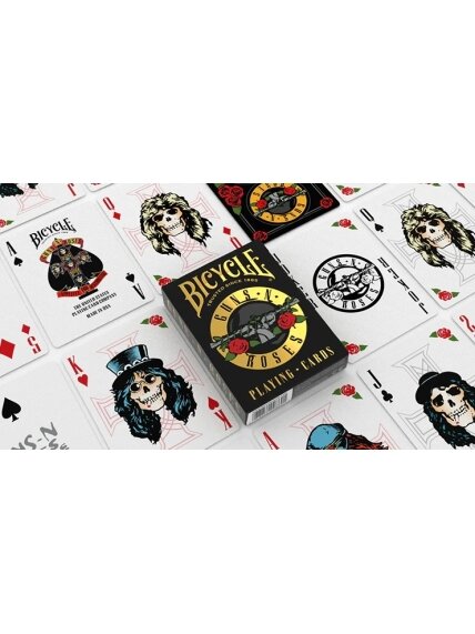 Guns N' Roses žaidimo kortos Bicycle 1