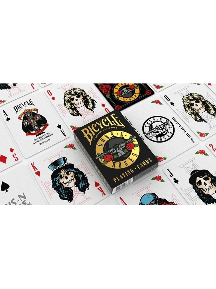 Guns N' Roses žaidimo kortos Bicycle 1 Guns N' Roses žaidimo kortos Bicycle 1