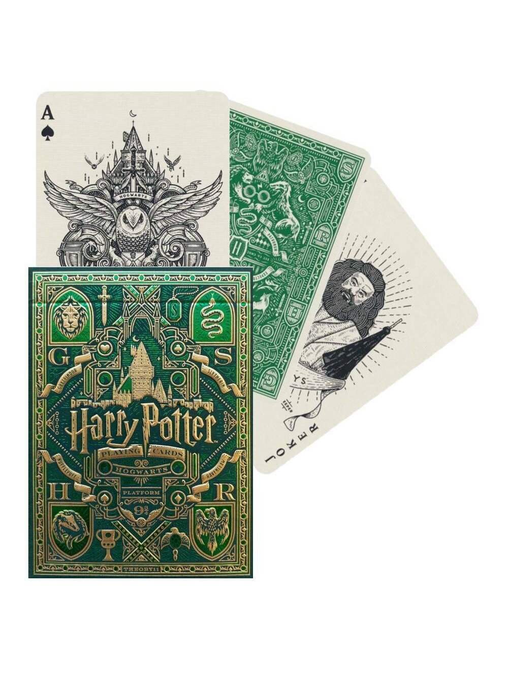 Harry Potter Slytherin Žalios Theory11 žaidimo kortos Harry Potter Slytherin Žalios Theory11 žaidimo kortos