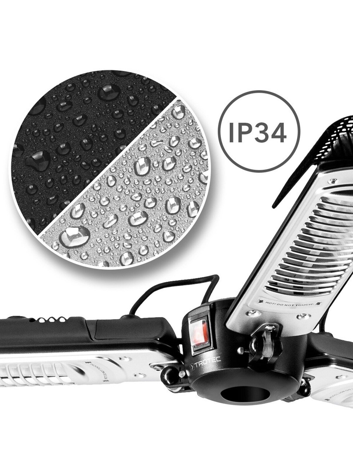 Halogeninis infraraudonųjų spindulių šildytuvas Trotec Umbrella IR 2005 SC 5 Halogeninis infraraudonųjų spindulių šildytuvas Trotec Umbrella IR 2005 SC 5