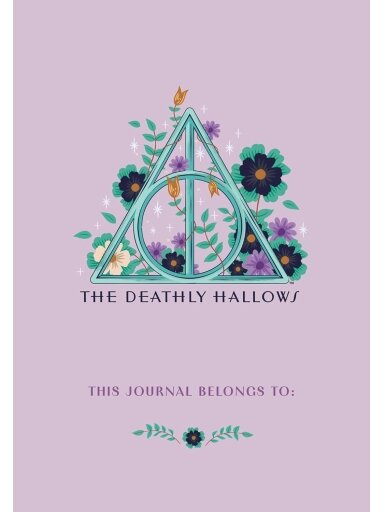 Harry Potter: Deathly Hallows siuvinėta užrašinė Insight Editions