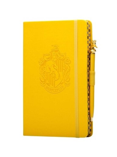 Harry Potter: Hufflepuff Classic užrašinė minkštais viršeliais su rašikliu Insight Editions
