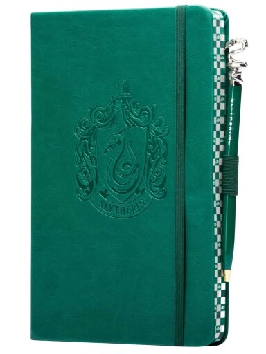 Harry Potter: Slytherin Classic užrašinė minkštais viršeliais su rašikliu Insight Editions