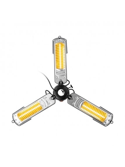 Halogeninis infraraudonųjų spindulių šildytuvas Trotec Umbrella IR 2005 SC 3